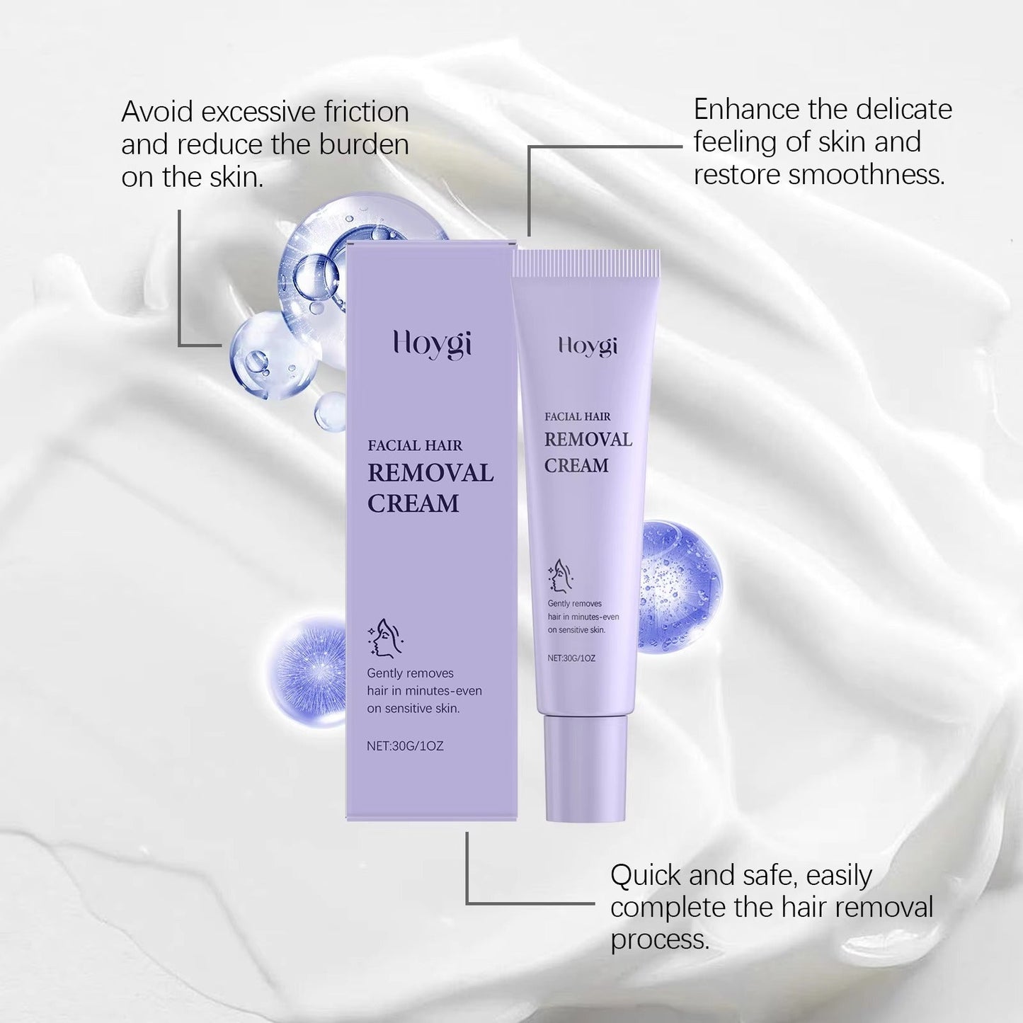 Krema za odstranjevanje dlak na obrazu GlowSoothe™