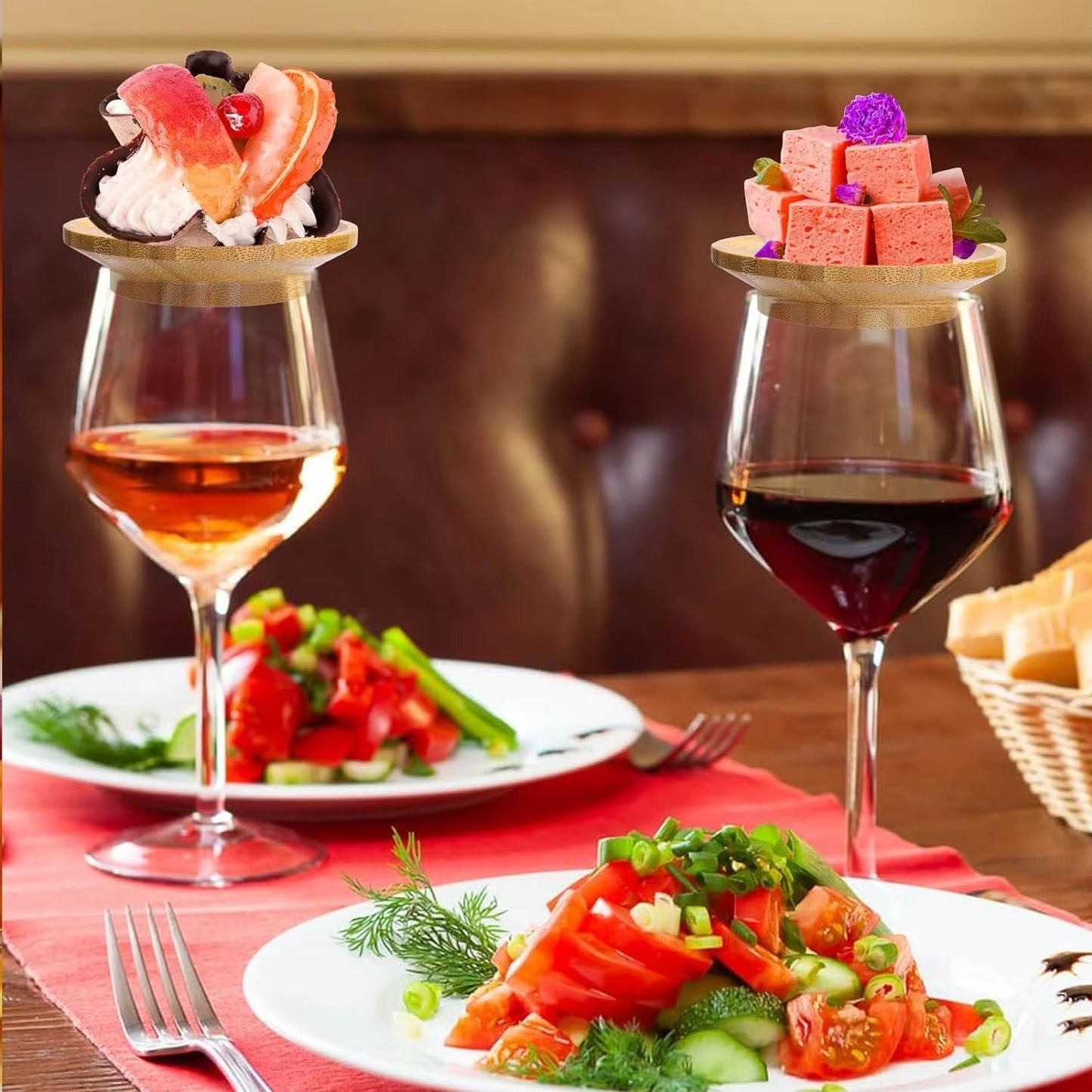 Pokrovček za začimbo za vinski kozarec WineDiner™