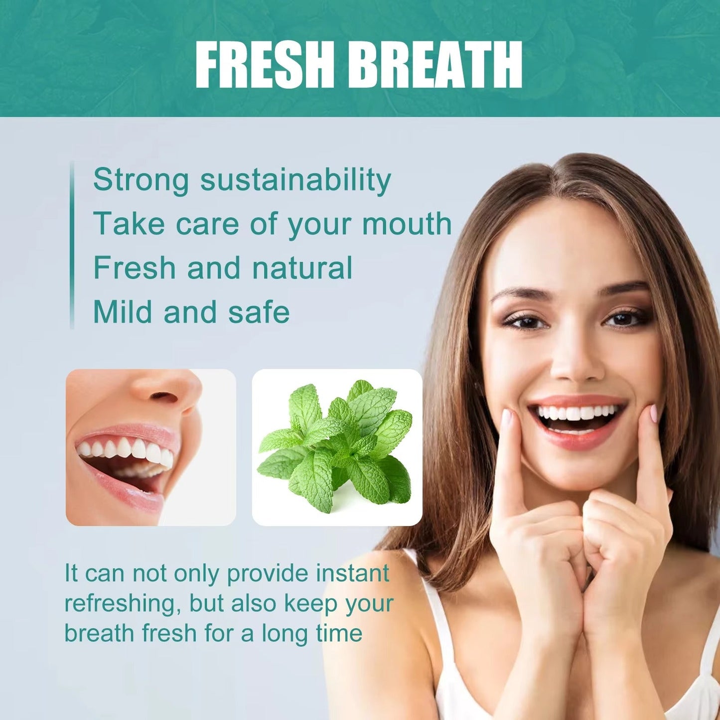 FreshTide™ ustni sprej v meglici