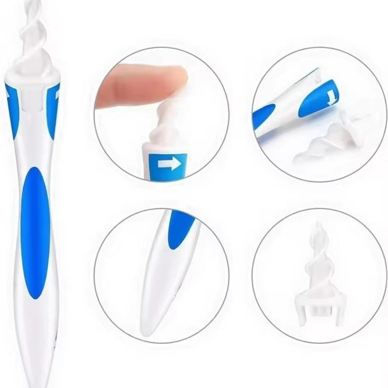 ClearSpira™ čistilo za ušesa z dvema koncema