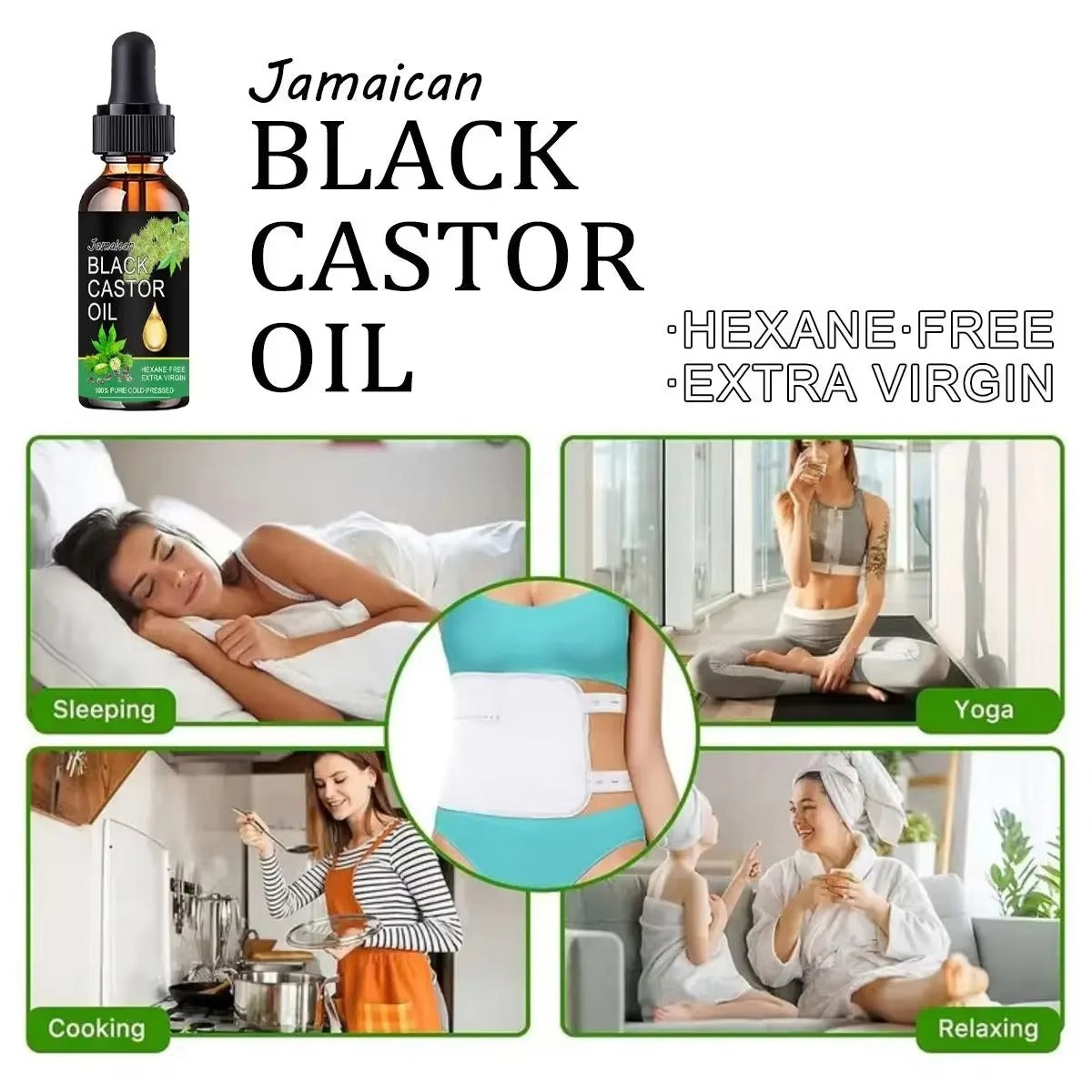 Jamajško črno ricinusovo olje EdgeRestore™