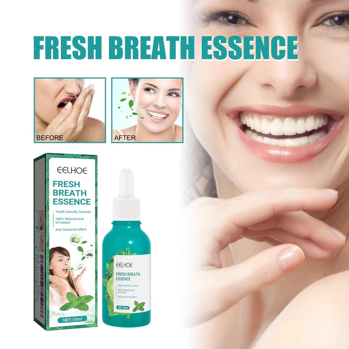 FreshTide™ ustni sprej v meglici