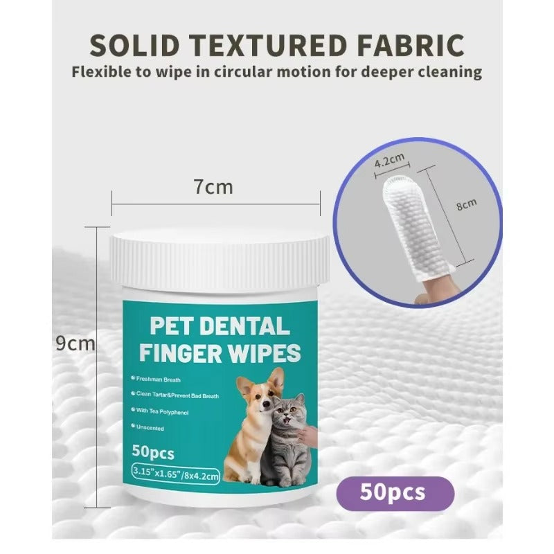 FreshPaws™ robčki za prste za nego zob