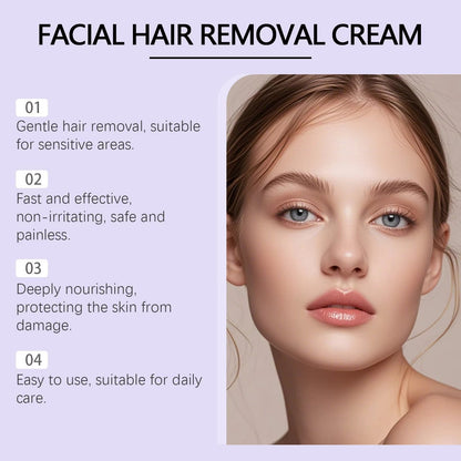 Krema za odstranjevanje dlak na obrazu GlowSoothe™